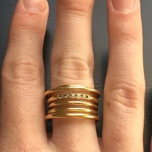 Gorgeous Gold And Topaz ring